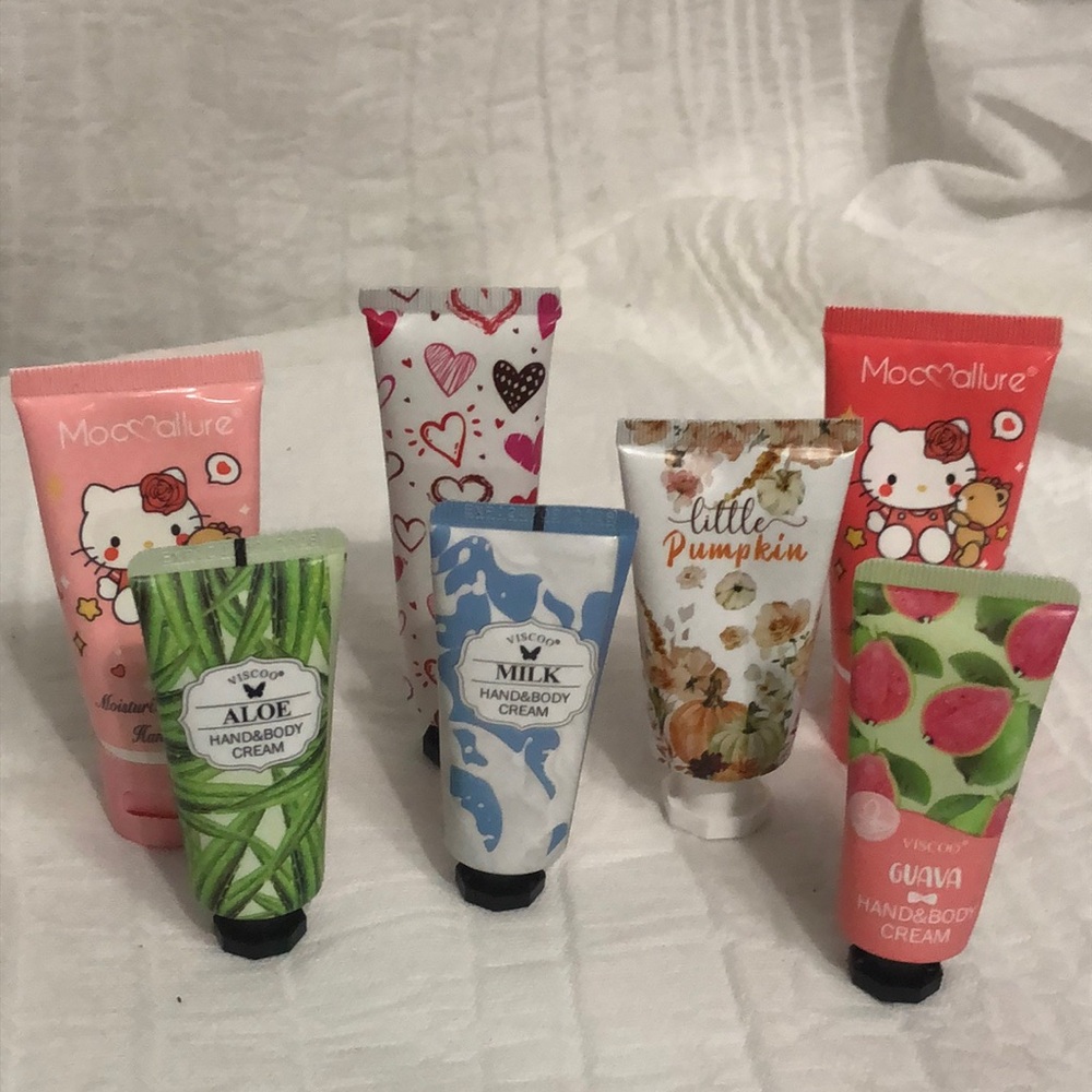 Assorted Hand & Body Creams bundle of 7